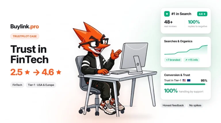 FinTech Case Study - How we strengthened brand trust through Trustpilot before scaling SEO