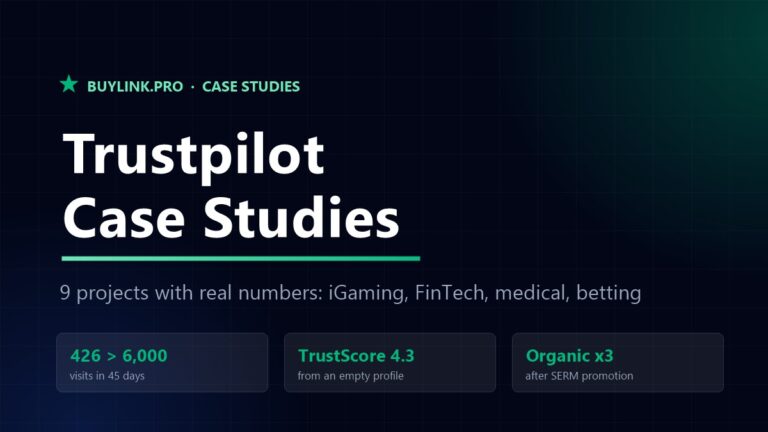 Trustpilot Case Studies: 9 Projects with Real Numbers