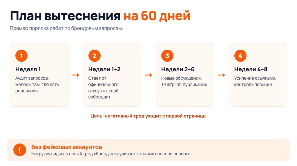 Негативная ветка Reddit в выдаче Google по бренду: как удалить или вытеснить (3)